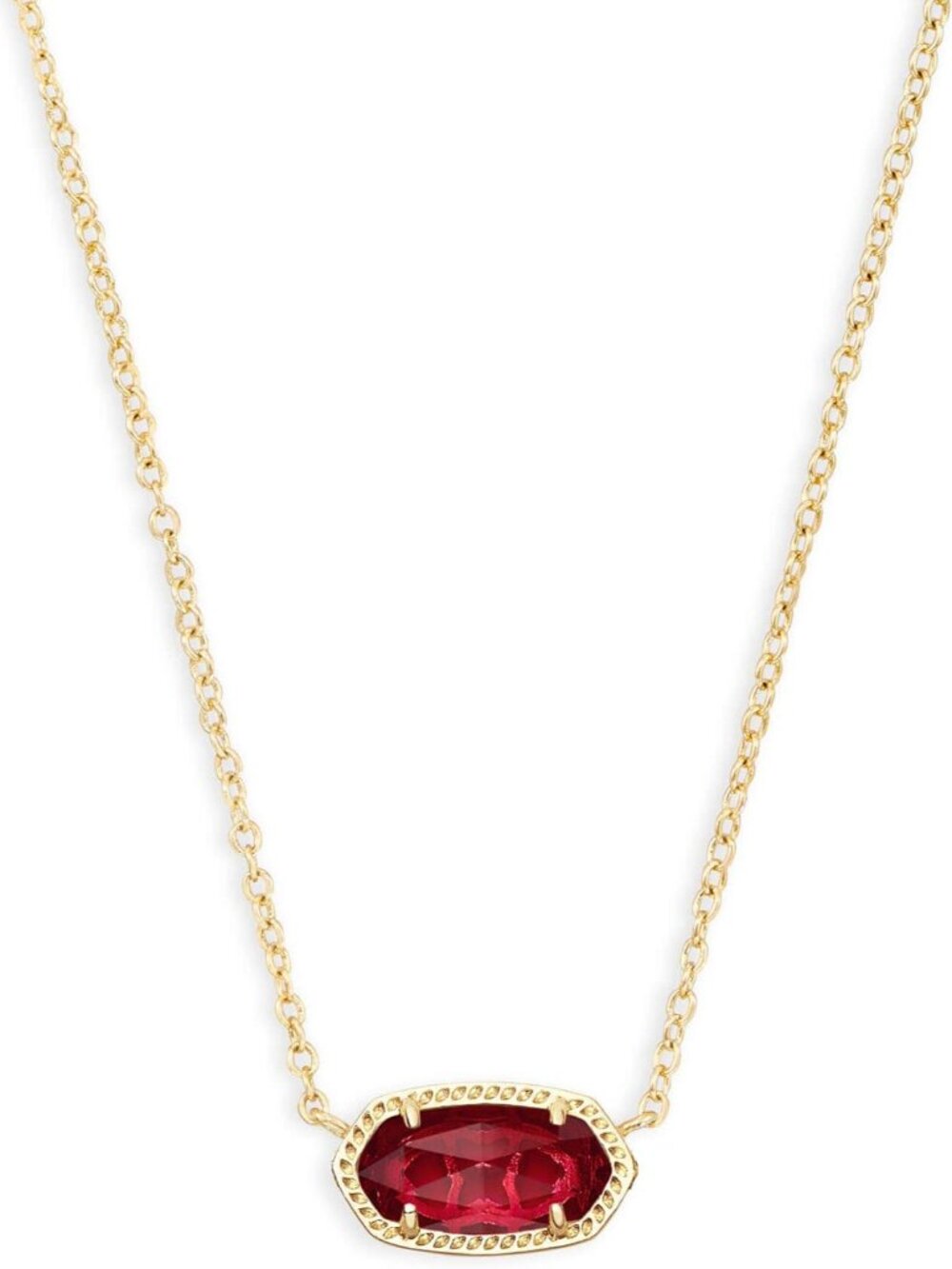 Elisa Pendant Necklace for Women, Fashion Jewelry, 14k Gold-Plated